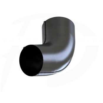 Kolano rury spustowej stalowe ⌀ 90 firmy KROP kolor grafit